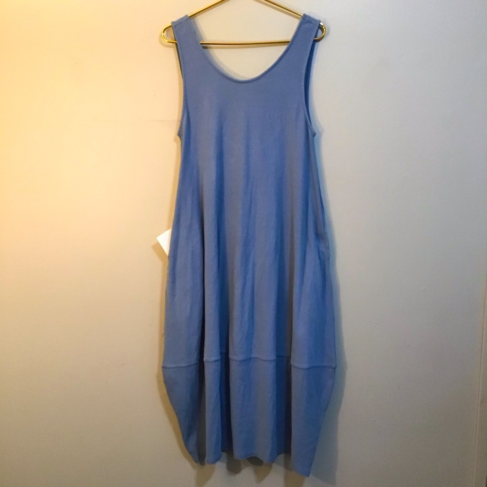 Women’s Barrel Tee Midi Dress | Free People | Winward Blue | Size XS
